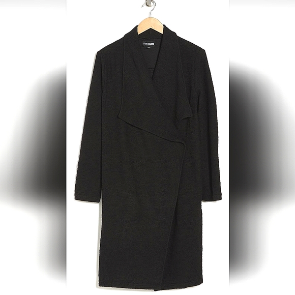 *1 Left!* NWT STEVE MADDEN | $109 Duster Coat in Black XS/S - Picture 3 of 8